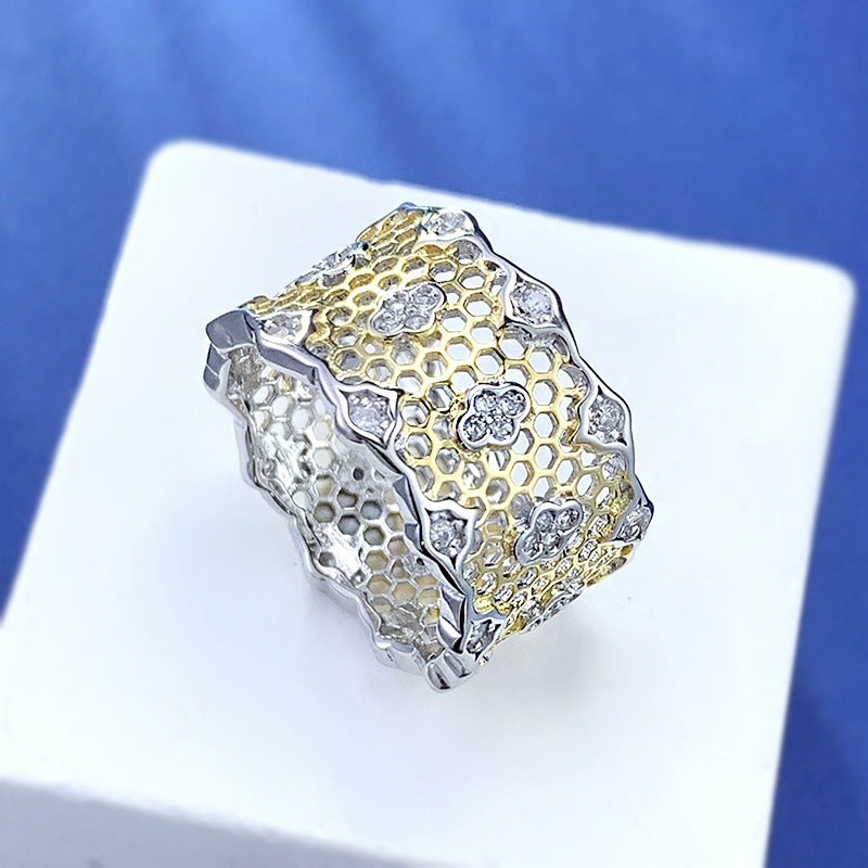 Lace Hollow Mesh Ring