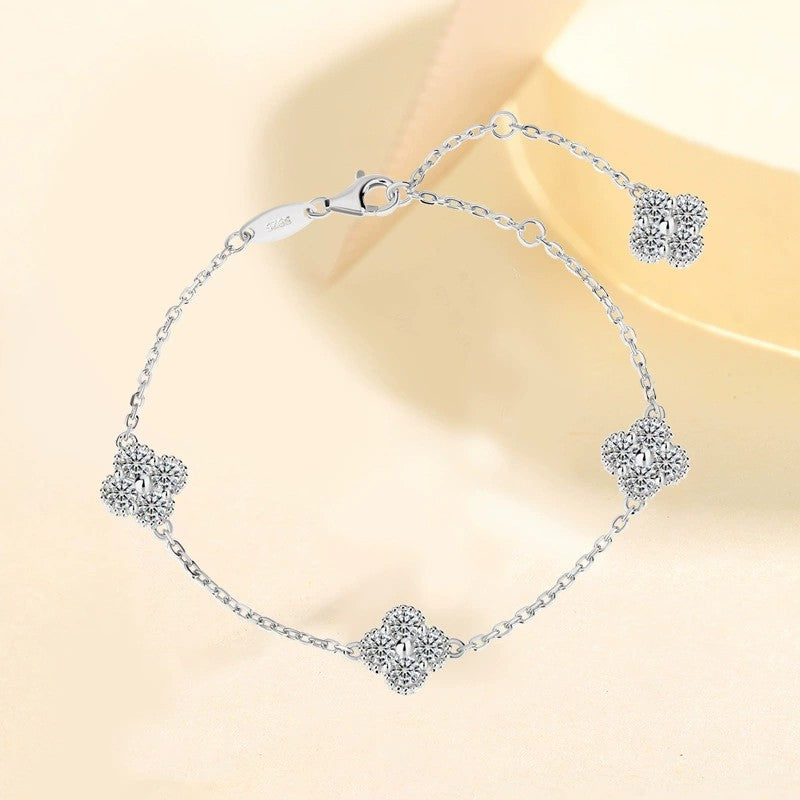 Eternal Cross Moissanite Bracelet