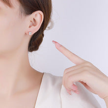 Princess Cut Moissanite Stud Earrings