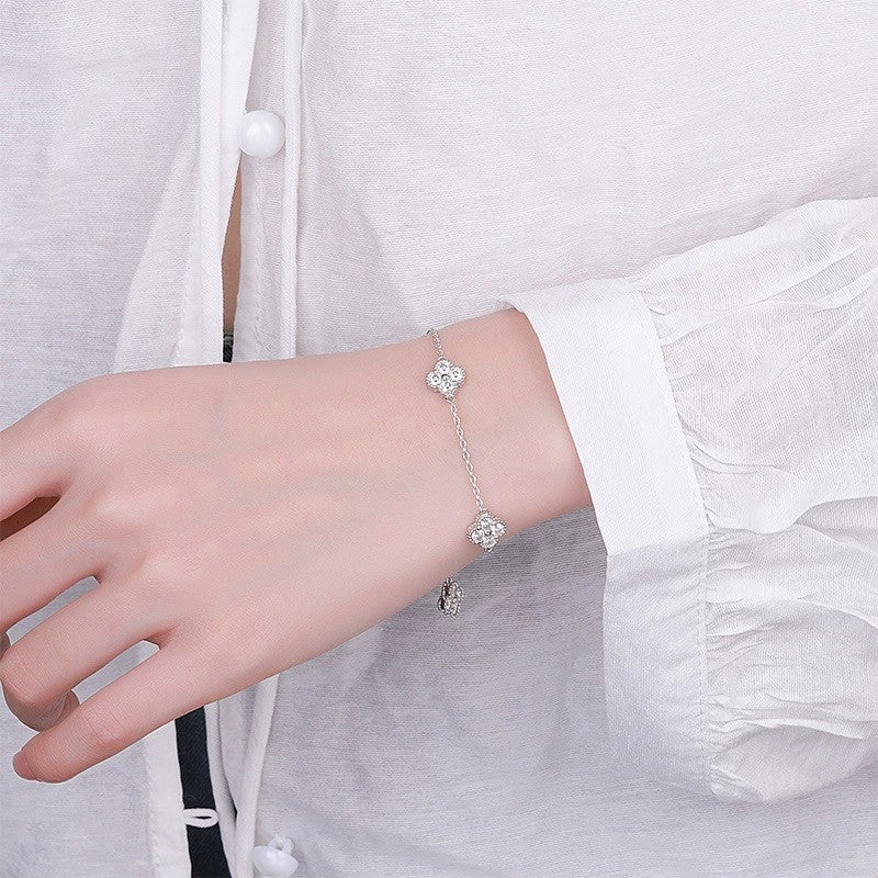 Eternal Cross Moissanite Bracelet