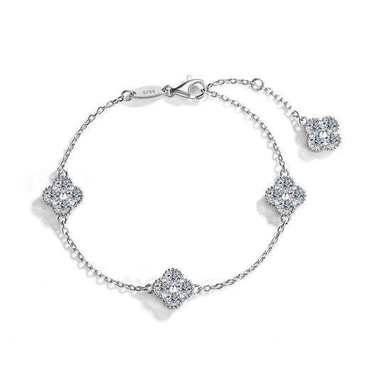 Eternal Cross Moissanite Bracelet