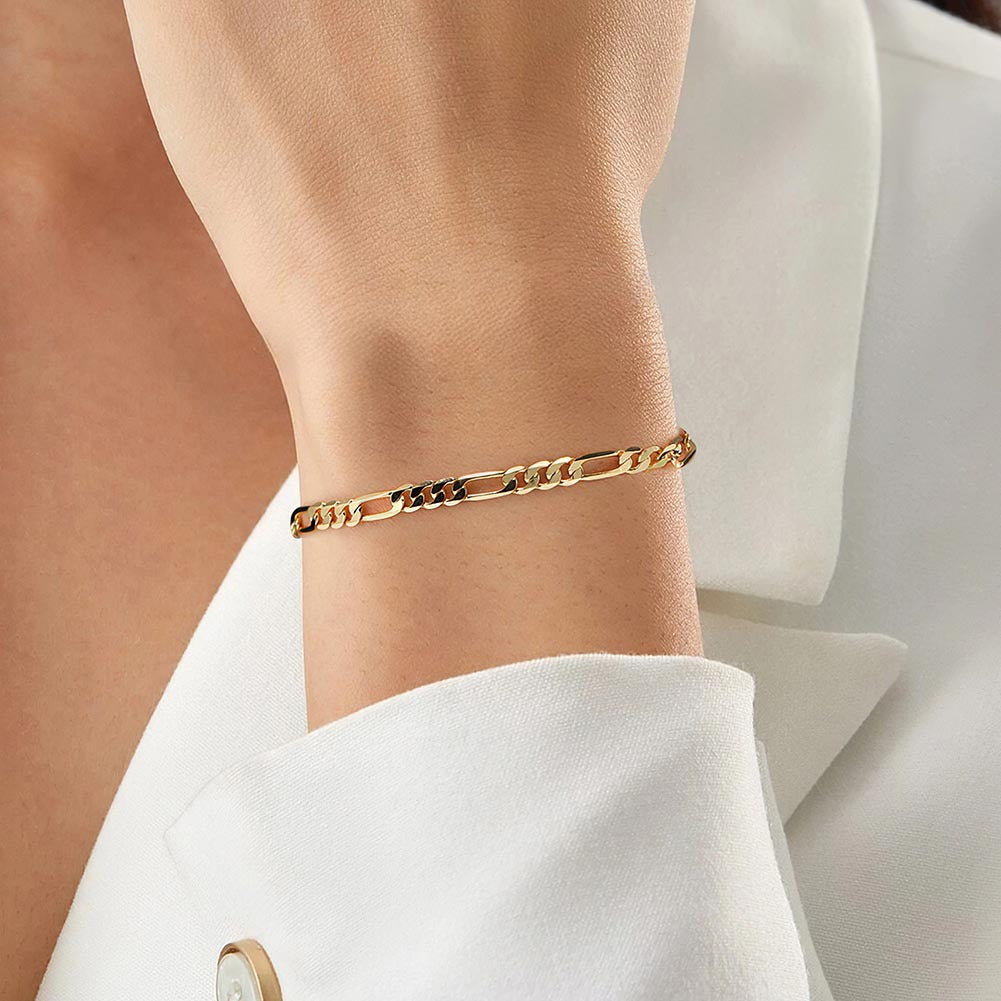Classic Figaro Link Chain Bracelet