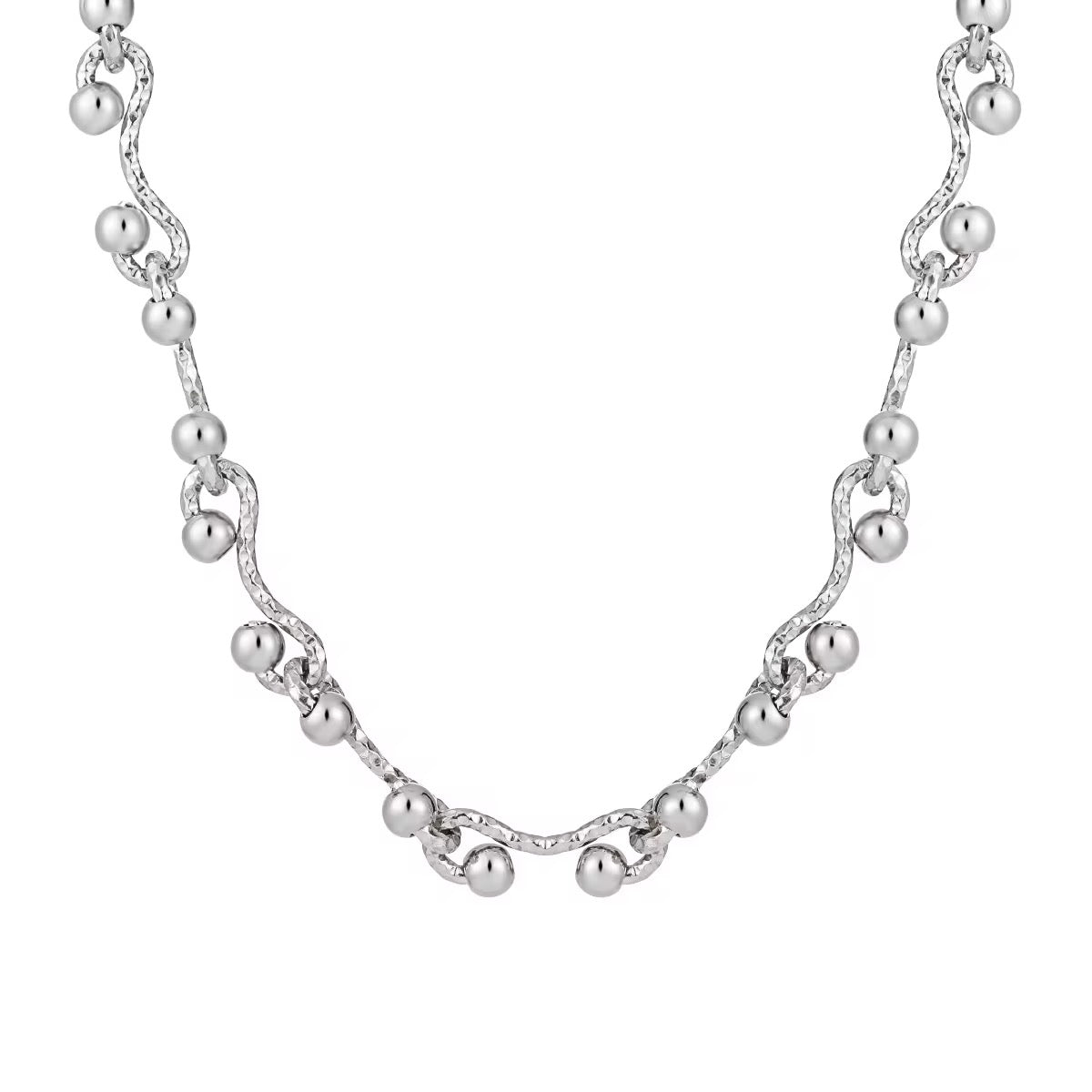 Multi-Strand Ball Chain Necklace – 18K Gold Plated ✨